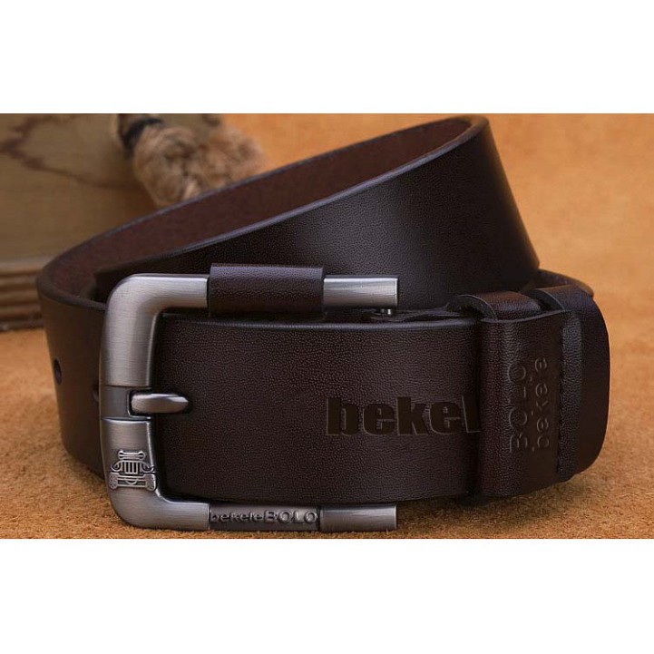 Thắt Lưng Da Nam Khóa Kim Cao Cấp Dây Nịt Nam Da Bò Chính Hãng  Mầu Đen Nam Tính... SALE