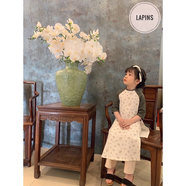 Set áo dài Tết cho bé