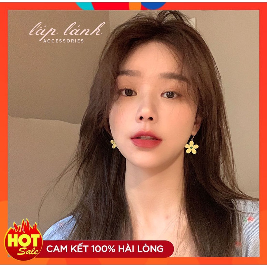 [HOT] BÔNG TAI KHUYÊN TAI HOA VÀNG THỜI TRANG MÙA HÈ ĐI BIỂN DỄ THƯƠNG PHONG CÁCH HÀN QUỐC 221BT051