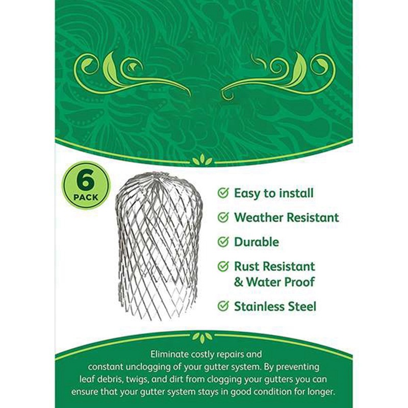 Bộ 6 Tấm Lọc Bằng Nhôm Mở Rộng 3 Inch Chuyên Dụng Cho Dừng Lá