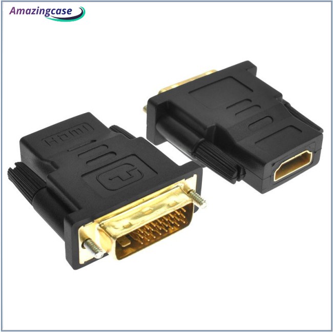 Male (24+1 pin) HDMI Female DVI to