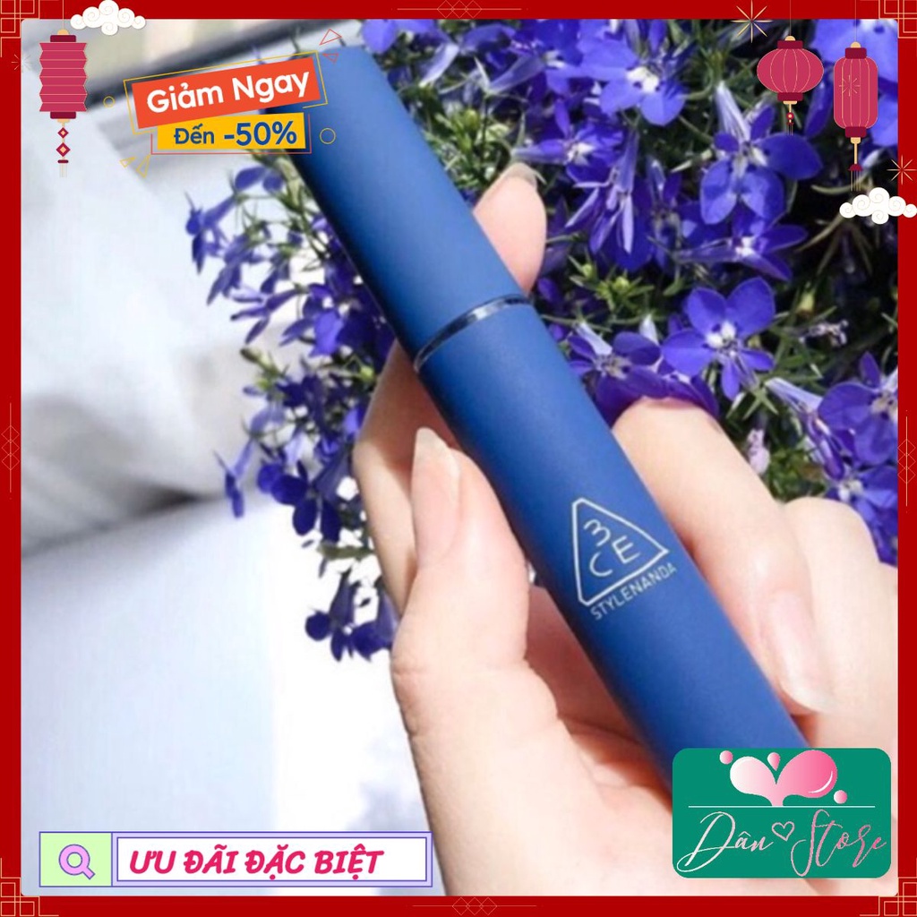 [Dâu Store] Son Kem 3CE Neo - Retrolism 3 Màu Speak Up Vỏ Xanh - Classic Blue [NeW] Chính hãng