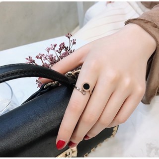 NHẪN TITAN SỐ LA MÃ FREE SIZE  @Jenaccessories.vn