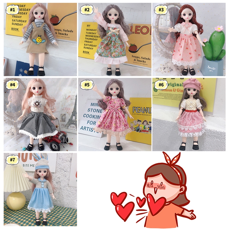 Búp Bê Loli Đồ Chơi Dễ Thương Tỷ Lệ 1/6 Thích Hợp Làm Quà Tặng Cho Bé