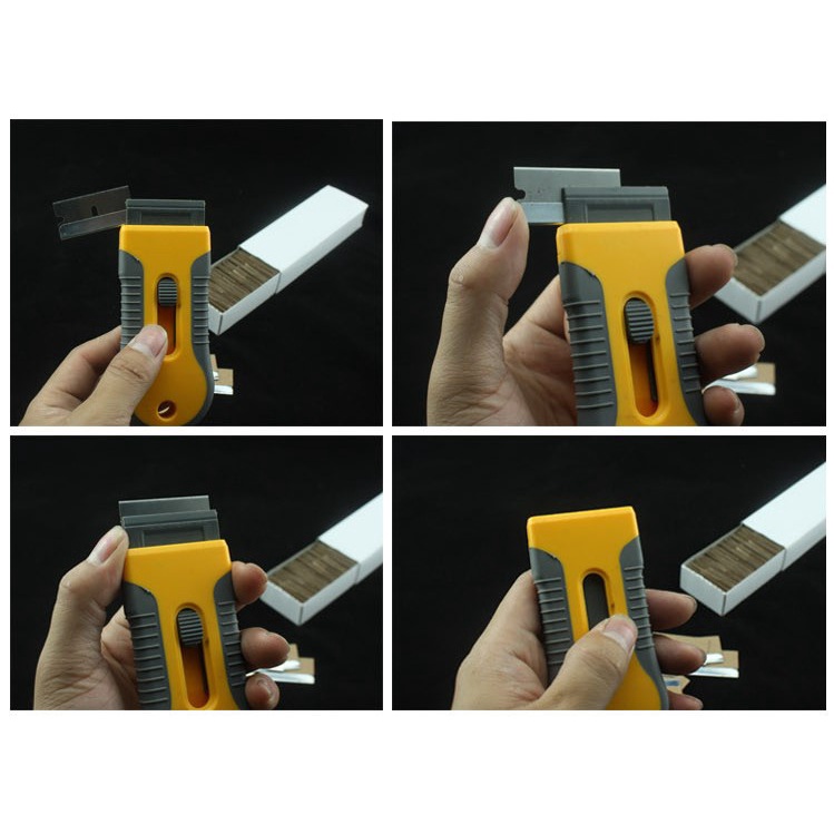 Bộ 5 lưỡi thay thế cho tay cạo băng keo, cạo phim cách nhiệt bằng inox