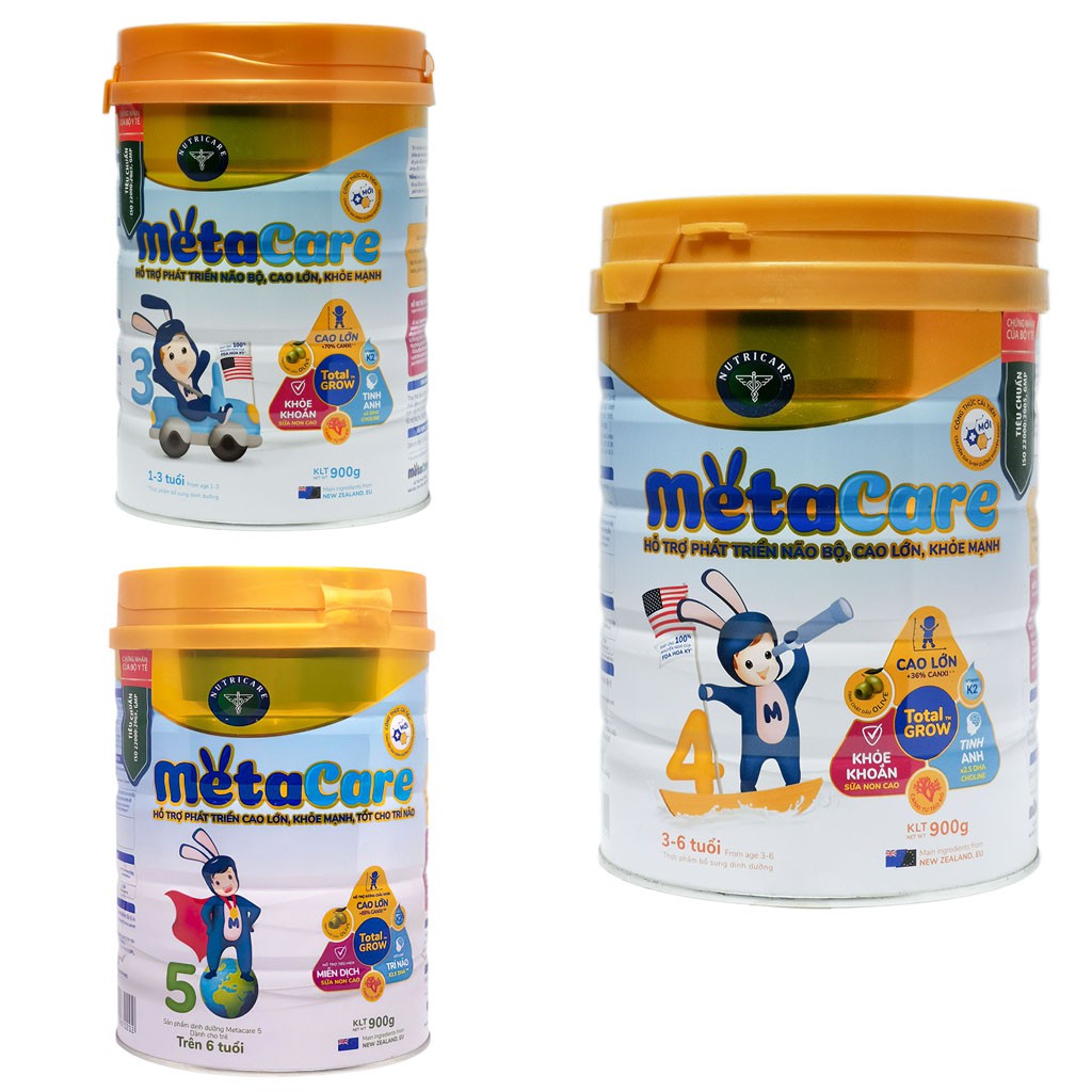 SỮA BỘT METACARE 3/4/5 900G