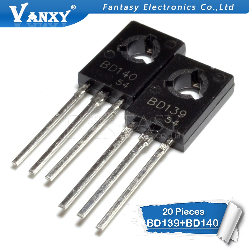 20 CÁI BD139 BD140 (10 CÁI BD139 + 10 CÁI BD140) TO126 TO-126 IC điều chỉnh điện áp mới