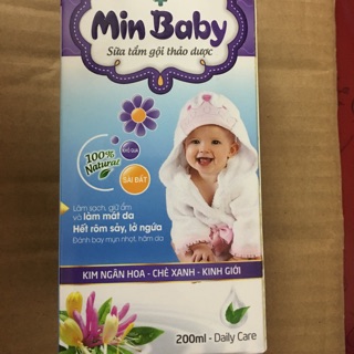 SỮA TẮM GỘI  EM BÉ MIN BABY