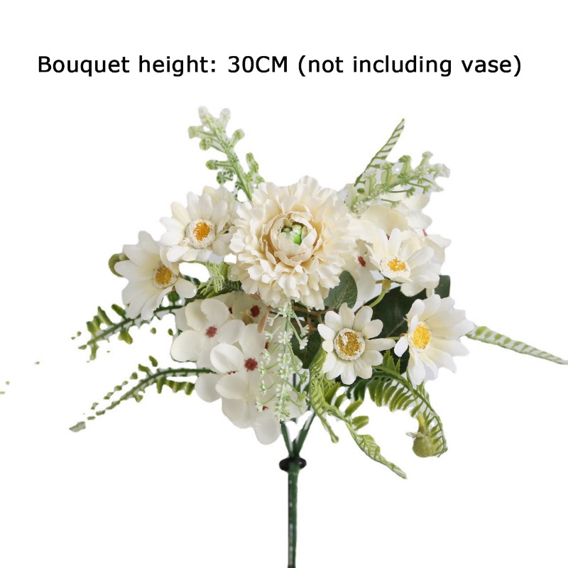 Bó Hoa Cẩm Tú Cầu Giả Bằng Vải Lụa Nhiều Màu Sắc Dùng Trang Trí Bàn Tiệc Cưới / Giáng Sinh