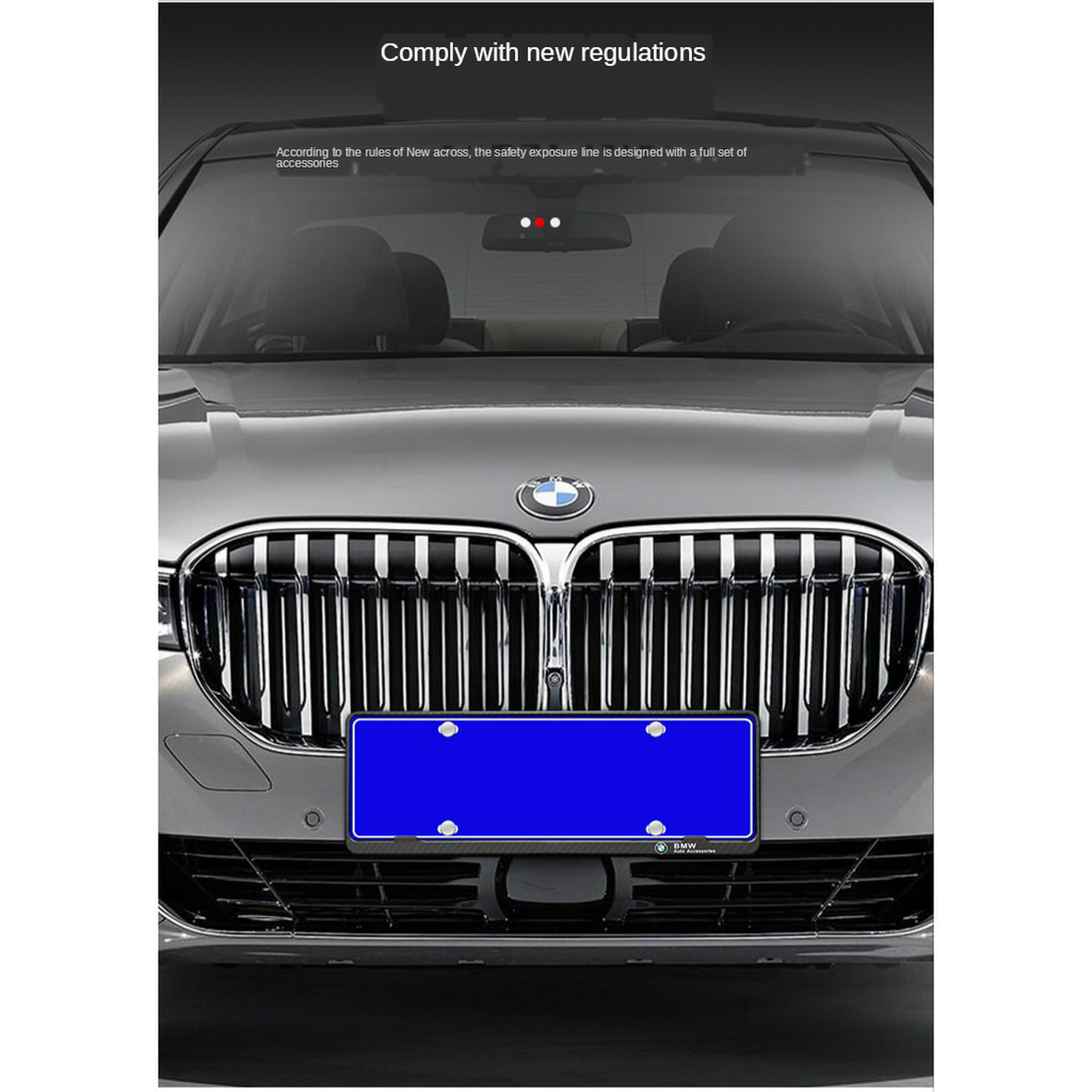 Khung bảo vệ biển số bằng sợi carbon cho xe Porsche Panamera/Macan/Cayenne/Taycan/917/718/911