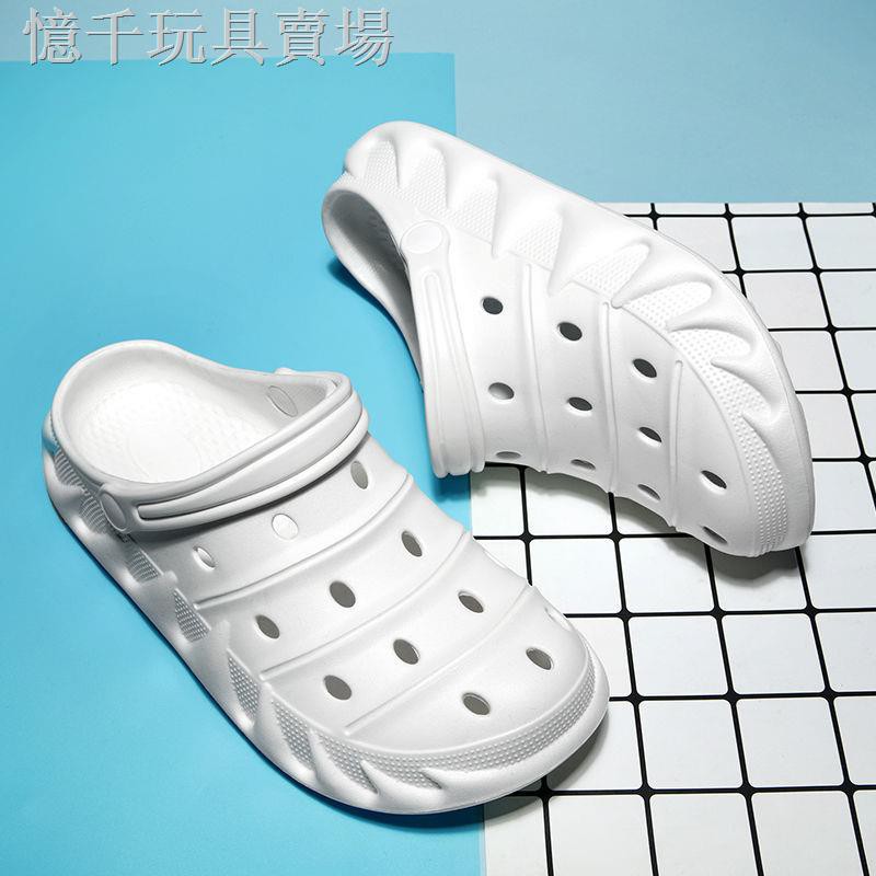 Crocs Giày Sandal Đế Dày Tăng Chiều Cao Thời Trang Dành Cho Nam 2021