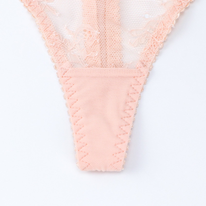 Bộ 3 món đồ lót Varsbaby 1 áo ngực và 2 quần lót phối ren thoải mái phong cách gợi cảm