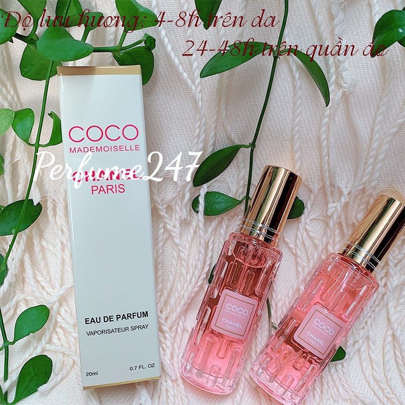 COMBO 3 NƯỚC HOA NỮ MINI 20ML CHUẨN PHÁP -MÙI COCO MADEMOISELLE