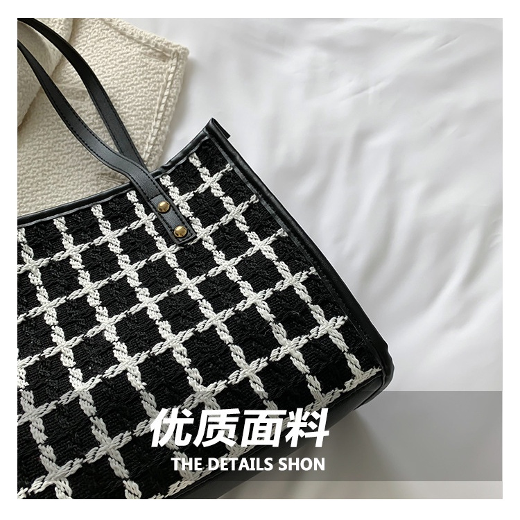 Túi Xách JASMIN NOIR Đeo Vai Bằng Len Thời Trang Đơn Giản Dành Cho Nữ