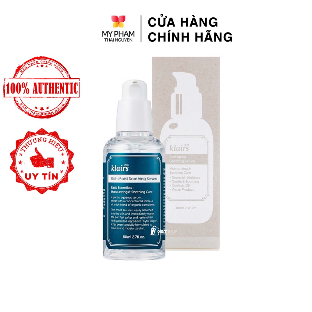 TINH CHẤT KLAIRS RICH MOIST SOOTHING SERUM 80ml