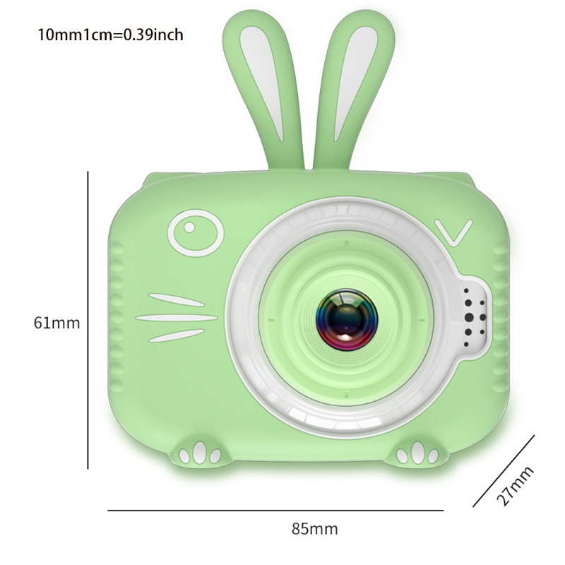 Máy Ảnh Đồ Chơi zzz Chống Thấm Nước 1080P 20 Triệu Pixel Kiểu Hoạt Hình Dễ Thương Cho Bé