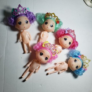 Búp bê chibi đầu to 12cm nude không quần áo