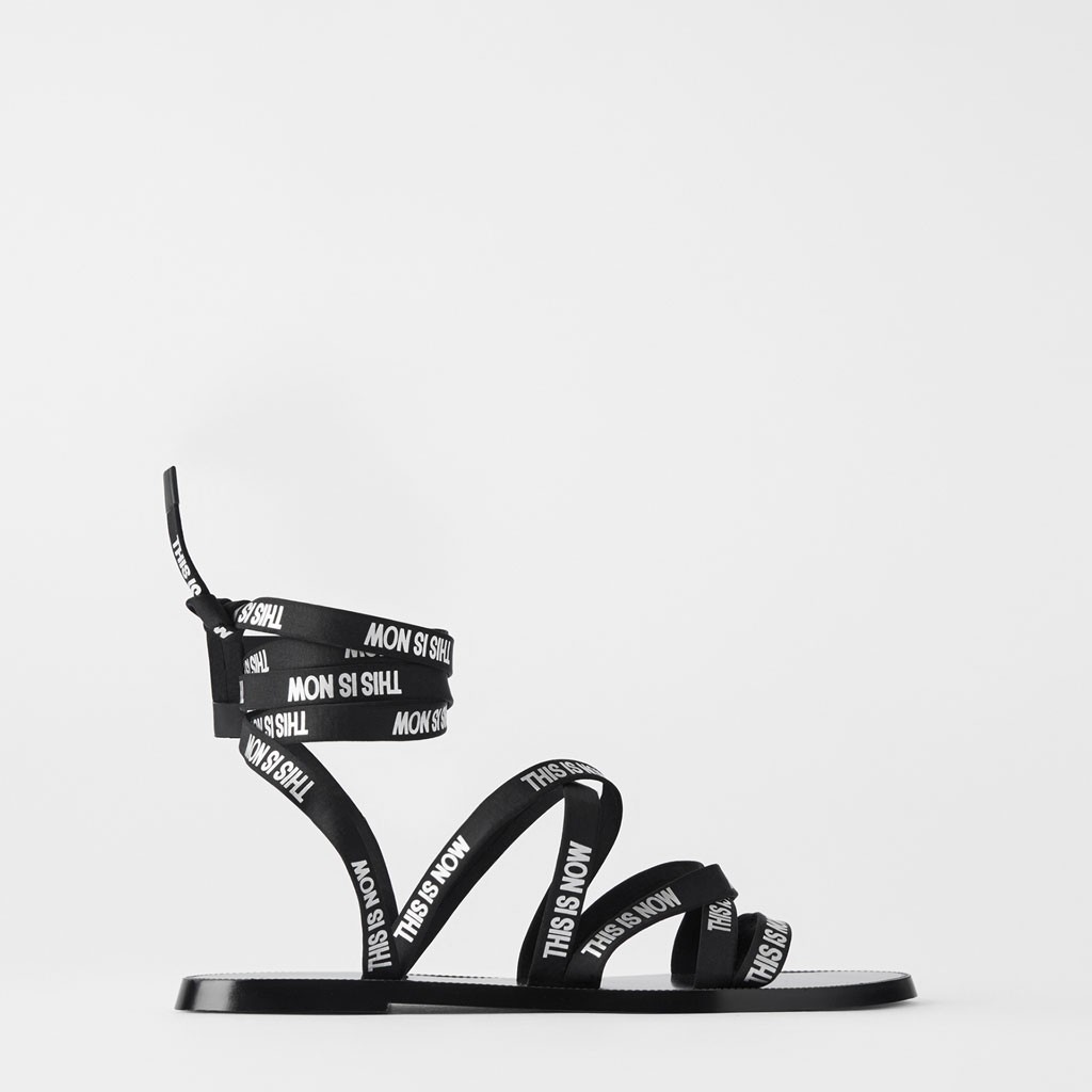 Có sẵn Dép quai dây Zara 7847/001