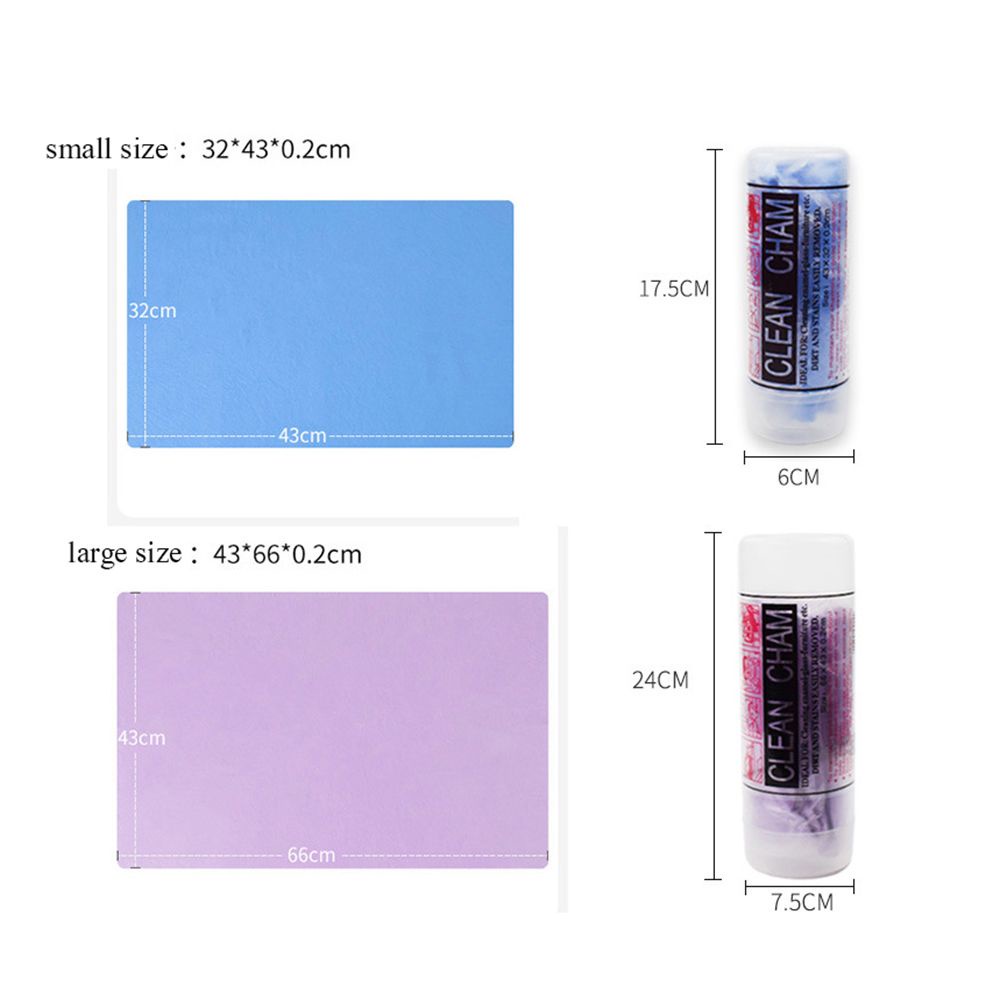 Khăn tắm bằng PVA mềm mại thấm hút nước nhanh khô tiện dụng cho cún cưng/ xe hơi