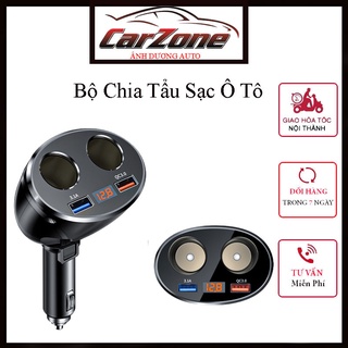 Bộ Chia Tẩu Sạc Ô Tô - Bộ Chia Tẩu Sạc Không Dây Ver.2