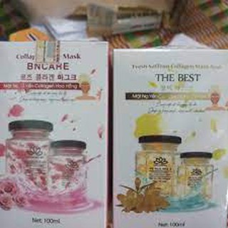 Mặt Nạ Ngủ Yến Collagen Nghệ Tây ) Mặt nạ yến tươi