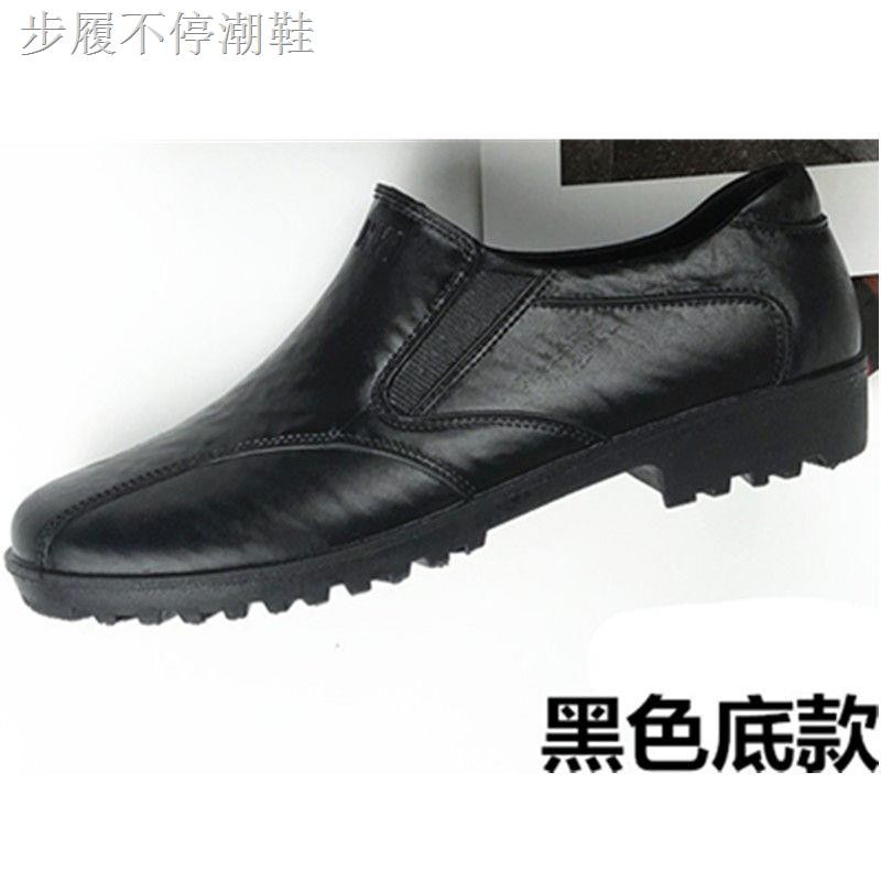 Giày boots cao su cổ thấp chống trượt không thấm nước cho nam