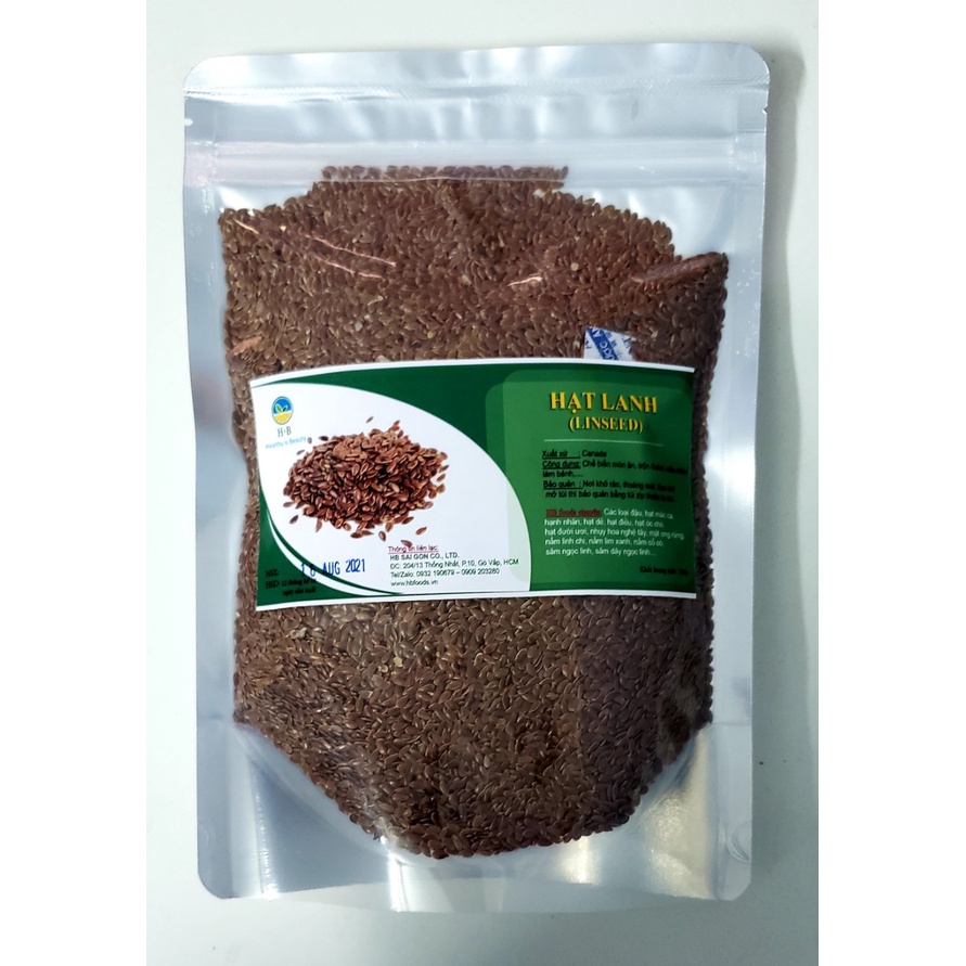 Hạt Lanh nâu nhập khẩu Canada - 500gram
