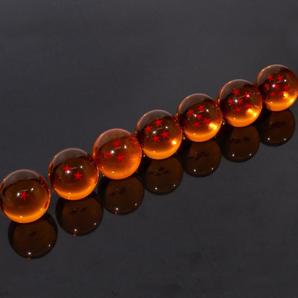 3.5/4.3Cm ngọc rồng 1-7 Ngôi Sao Anime Dragon Ball Quả Cầu Mẫu Màu Vàng và Xanh Dương