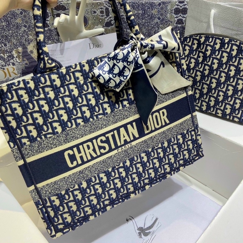 ✅Túi CD TOTE BOOK - Bản SUP - 36cm [Fullbox]