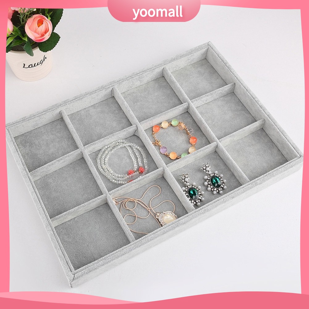 Khay Trưng Bày Trang Sức Bằng Vải Nhung Thời Trang