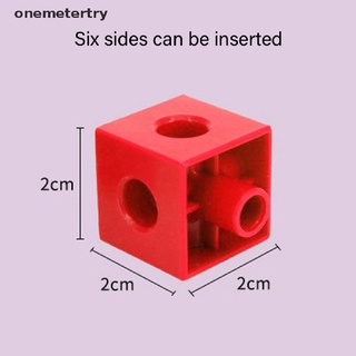【ONEM】 10 Colors Graphics Math Link Cubes Baby Geometric Counting Cubes Snap Blocks .