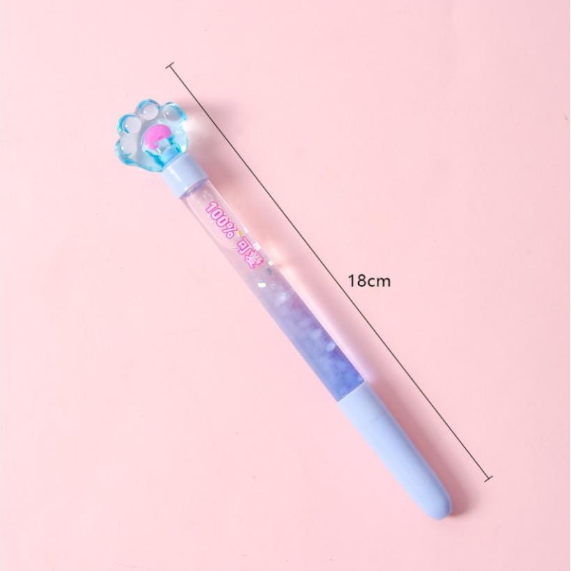 Bút mực gel thiết kế vỏ bút ánh nhũ nhiều màu sắc ngòi bút 0.5mm - HPK0553