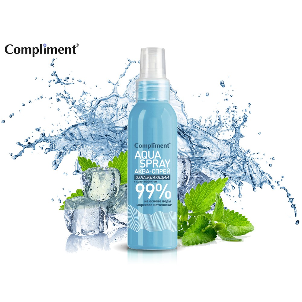 Xịt khoáng Compliment Aqua Spray 99% 200ml