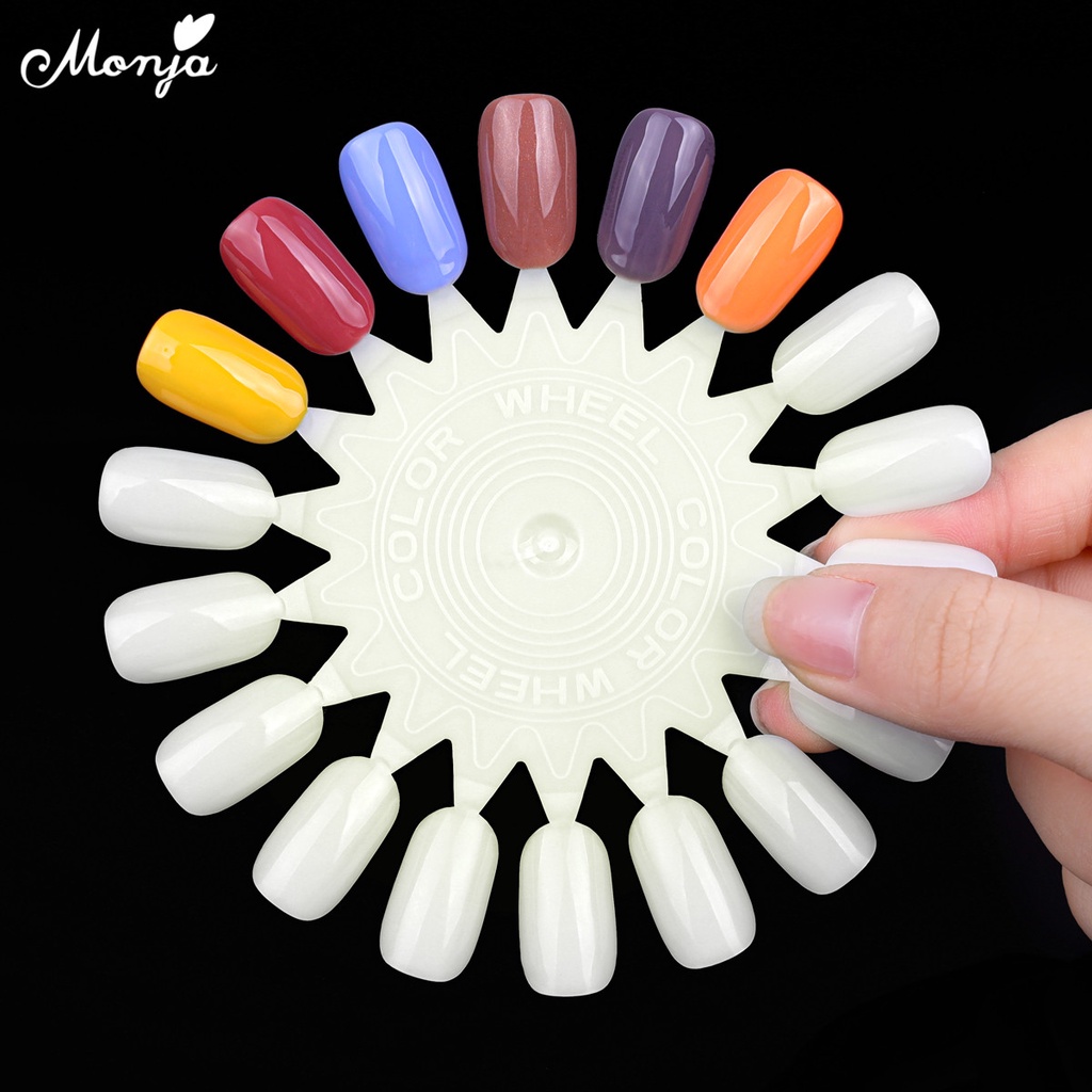 MONJA Bộ 10 phụ kiện móng giả luyện tập trang trí móng tay