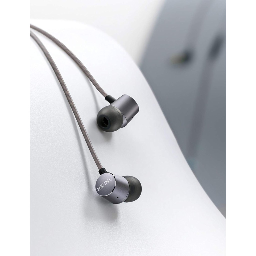 Tai nghe có dây ANKER SOUNDCORE SoundBuds Verve có mic - Tai nghe Anker A3801 - Hàng chính hãng bảo hành 18 tháng