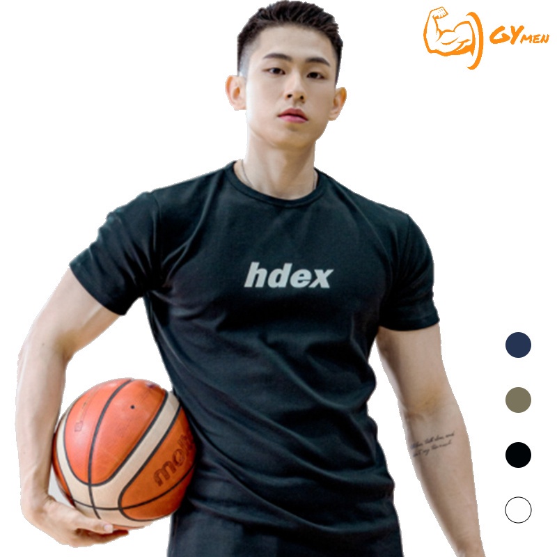 [GYMen]   Áo Thun Thể Thao Tay Ngắn Chất Liệu Dày Dặn Thấm Hút Mồ Hôi Thoáng Khí Thời Trang Cho Nam