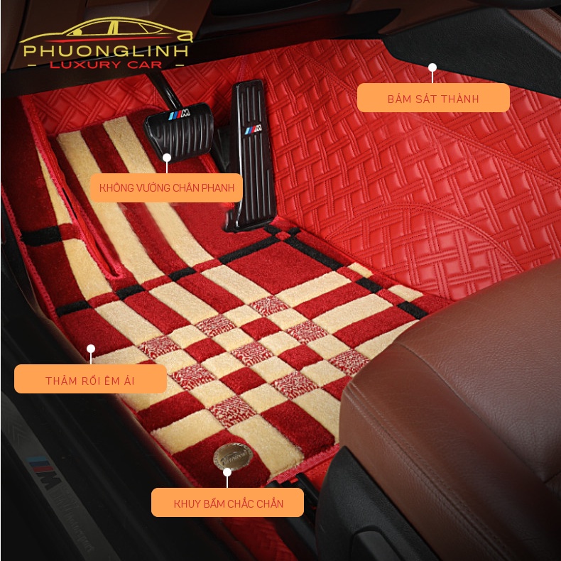 Thảm lót sàn ô tô 6D cao cấp Hyundai Tucson 2015-2021 da Pu thiết kế sang trọng, không mùi, chống ồn | BigBuy360 - bigbuy360.vn