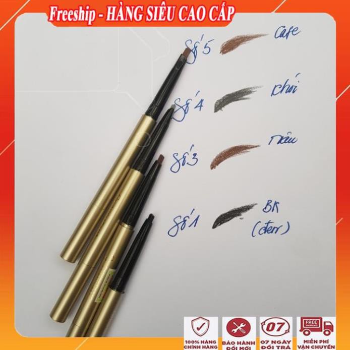 [ Freeship - XẢ KHO BÁN LỖ ] Chì kẻ mày 3D 2 đầu siêu đẹp, siêu mịn/ Bút kẻ lông mày chính hãng golden rose