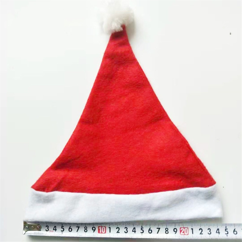 Mũ Ông Già Noel Bằng Vải Bông Mềm Mại Vui Nhộn Trang Trí Tiệc Giáng Sinh