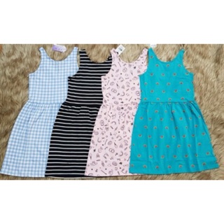 Đầm thun cotton hàng xuất Mỹ bé gái đến 14 tuổi