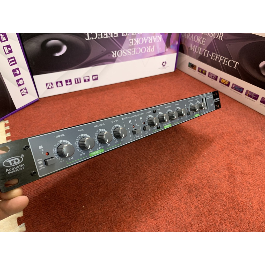 Máy nâng tiếng TD Accoustic CB 600  - Hàng chính hãng, chân AV mạ đồng vàng - Gia Khang Electronics