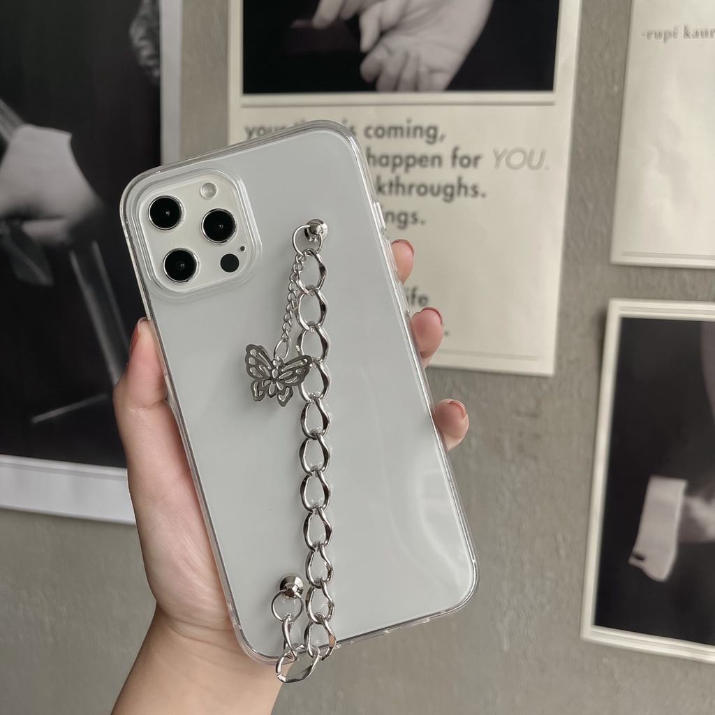 C1560 Ốp lưng silicon trong BUTTERFLY chain ver.2