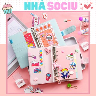 Sổ tay ghi chép nhật ký có 18 chi tiết nhỏ cho bạn tự DIY cuốn sổ của mình Sociu