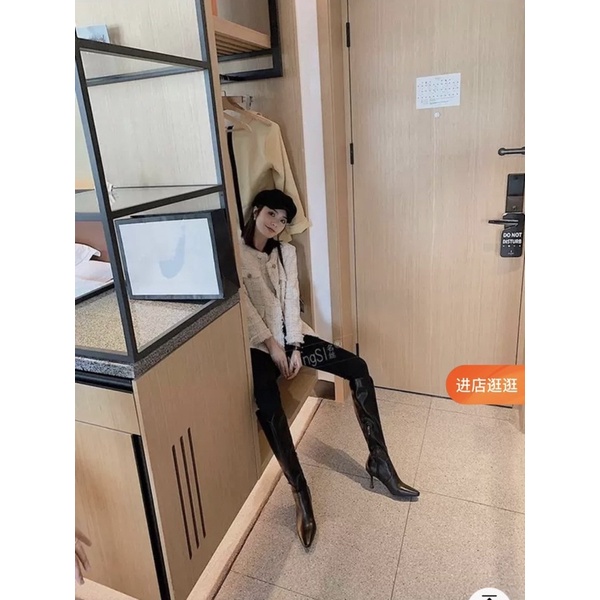 Boot da mũi nhọn gót 6p