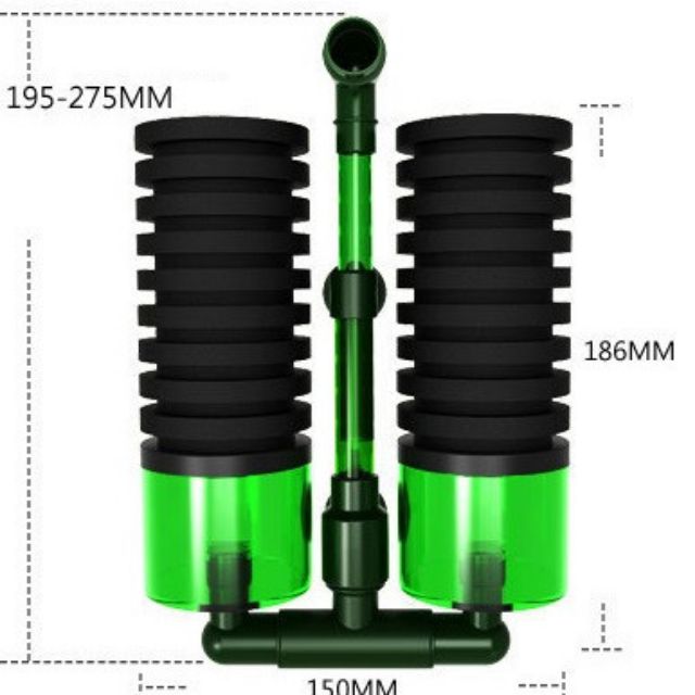 Lọc vi sinh có ngăn chứa vật liệu lọc qs200a