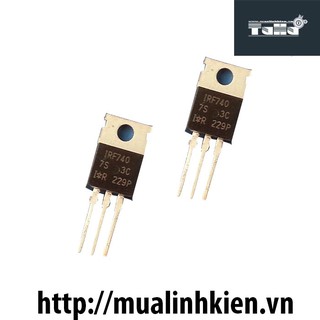 IRF740 400V 10A TO220 Kênh N