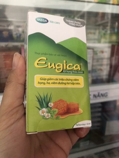 Eugica - xịt họng thảo dược (Mega We Care) | BigBuy360 - bigbuy360.vn