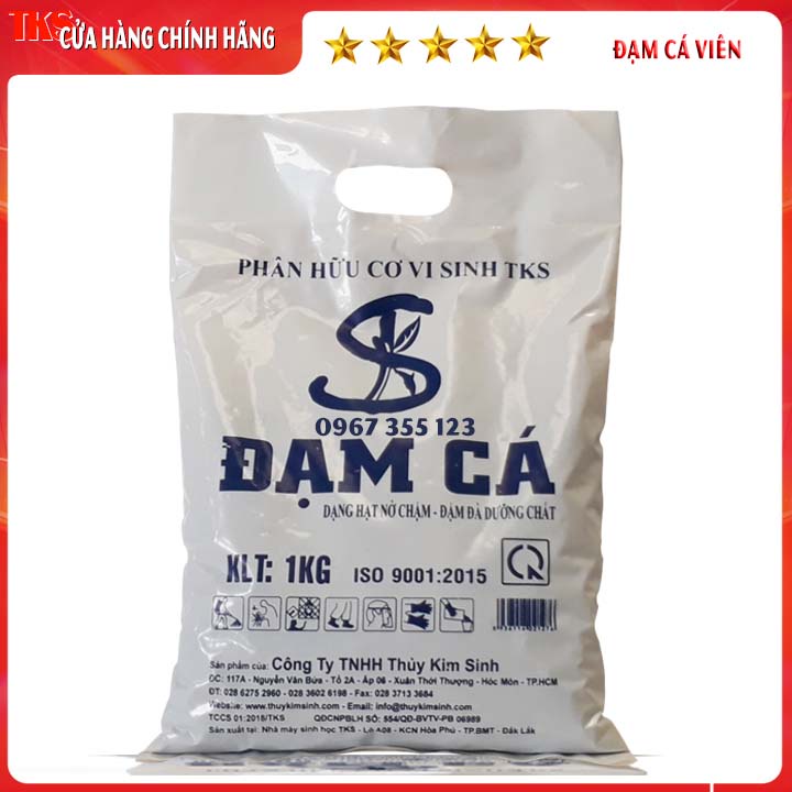 ĐẠM CÁ VIÊN NÉN TAN CHẬM : Phân Hữu Cơ Bón Gốc Giàu Dinh Dưỡng, Kích Rễ, Ngừa Nấm