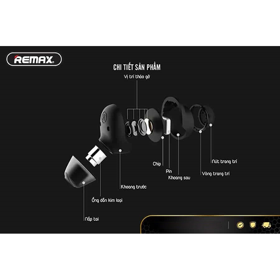 [Mã 2404EL10K giảm 10K đơn 20K] Tai nghe Bluetooth TWS Remax Earbuds TWS-2S V5.0 - Hãng phân phối chính thức