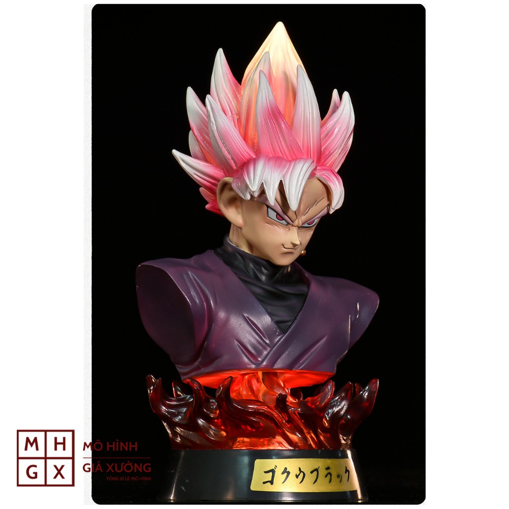 Hàng mới - Mô Hình Bán thân Son Goku cao 18 cm - Có Đèn Led - Siêu Hot